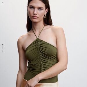 MANGO Halterneck bodysuit